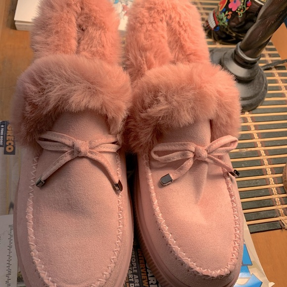 Kandylane Casual Fashion Faux Fur Flat Boots 💗EUC SOLD - Picture 3 of 4